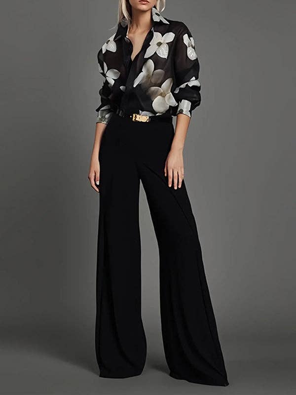 The Graceful Influence Floral Blouse
