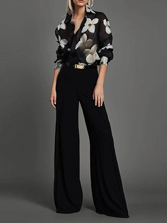 The Graceful Influence Floral Blouse